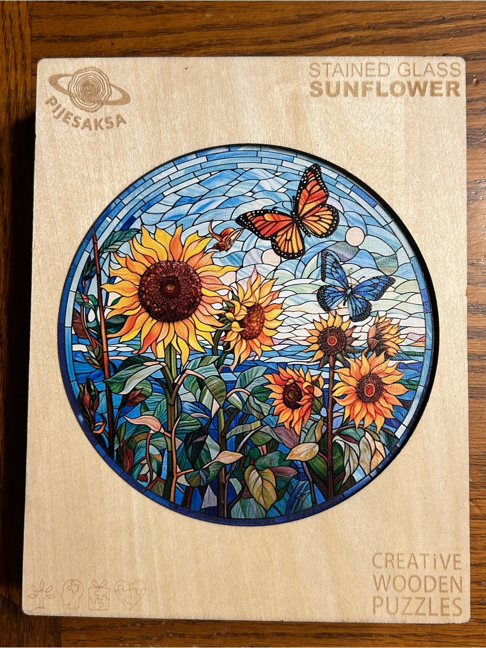 Sunflower Wooden Puzzle